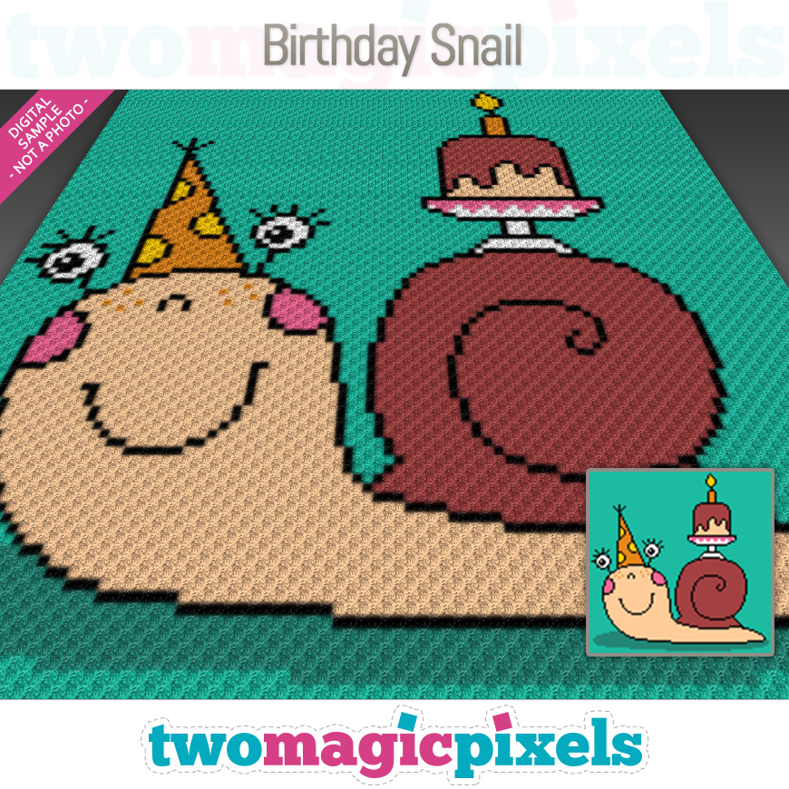 Birthday Snail by Two Magic Pixels