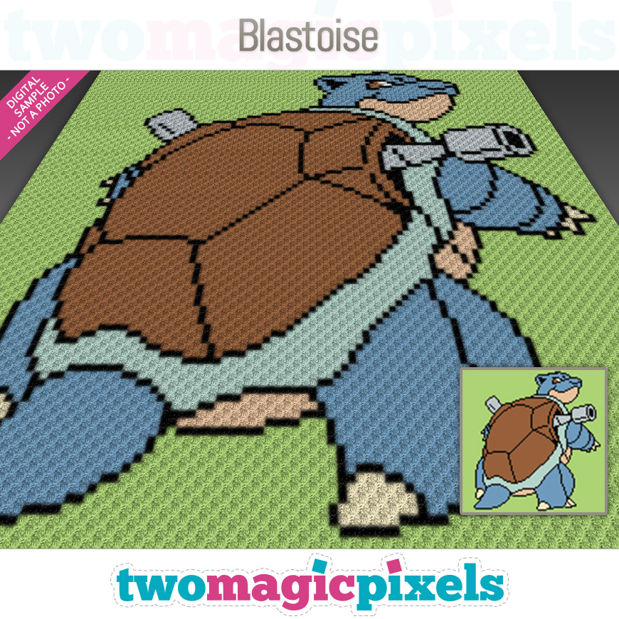 Blastoise by Two Magic Pixels
