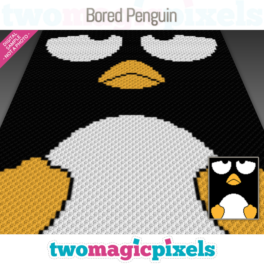Bored Penguin by Two Magic Pixels