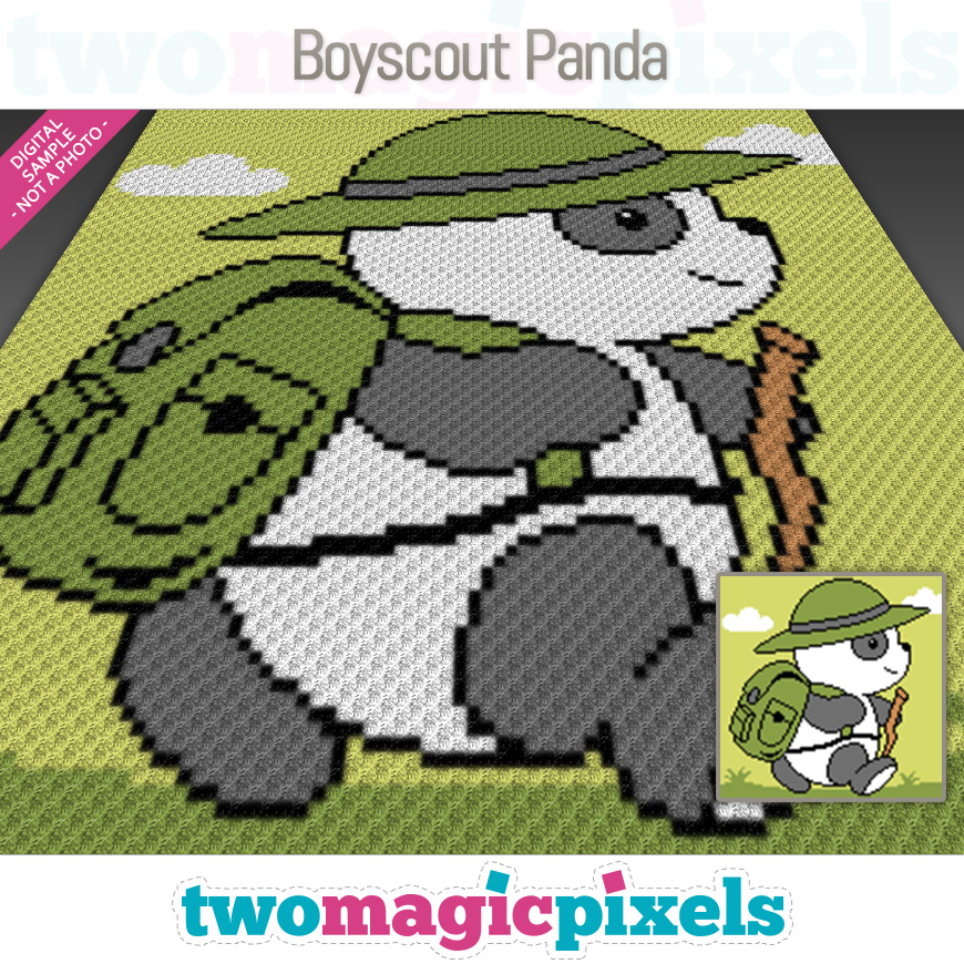 Boyscout Panda by Two Magic Pixels