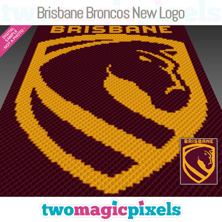 Brisbane Broncos New Logo by Two Magic Pixels