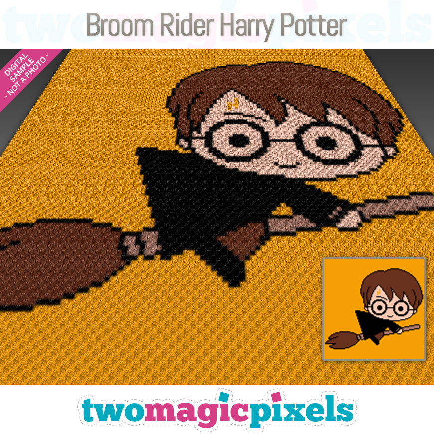 Broom Rider Harry Potter by Two Magic Pixels