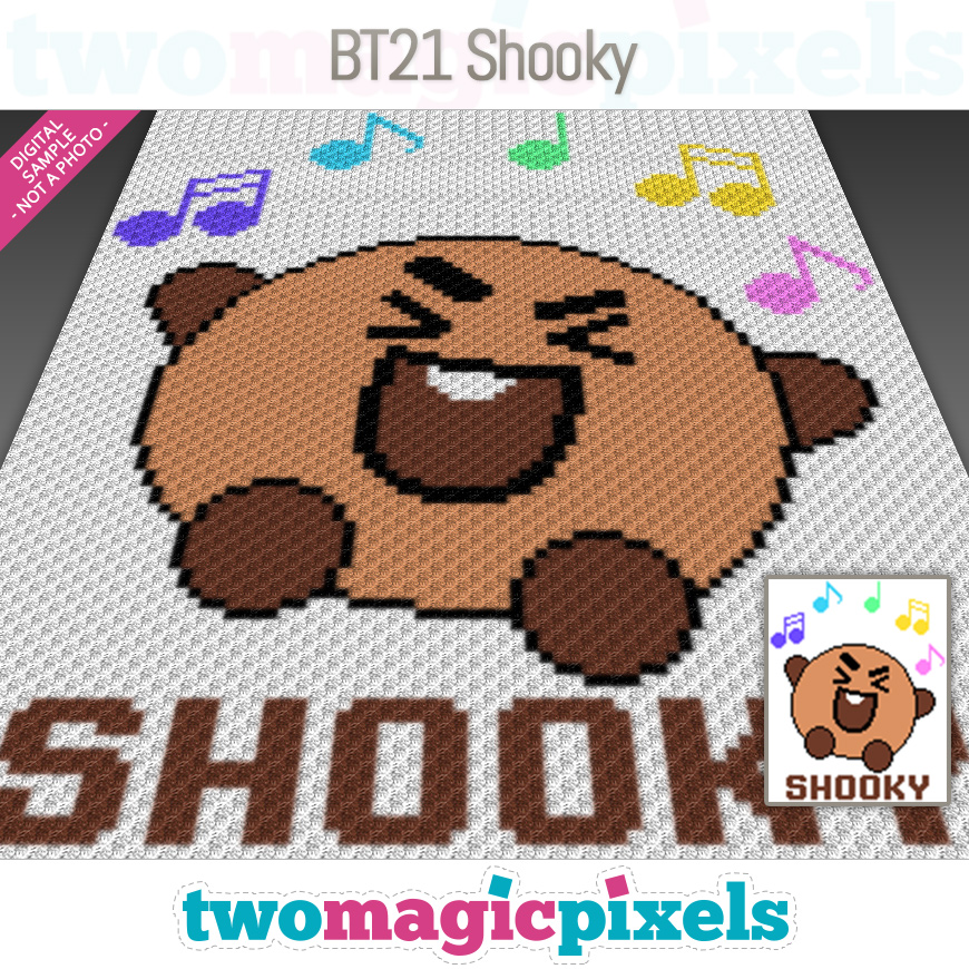 BT21 Shooky by Two Magic Pixels