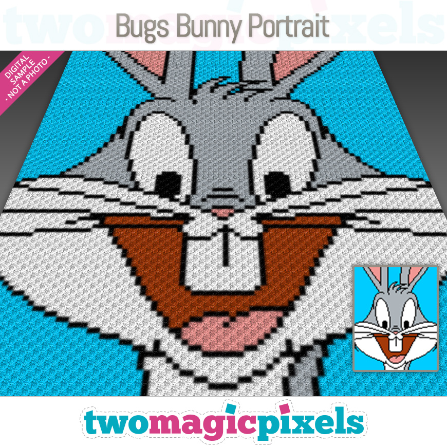 Bugs Bunny Portrait by Two Magic Pixels