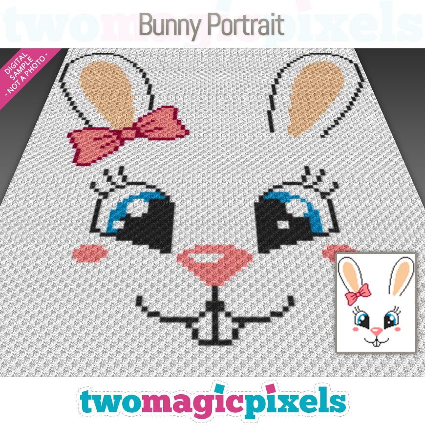 Bunny Portrait by Two Magic Pixels