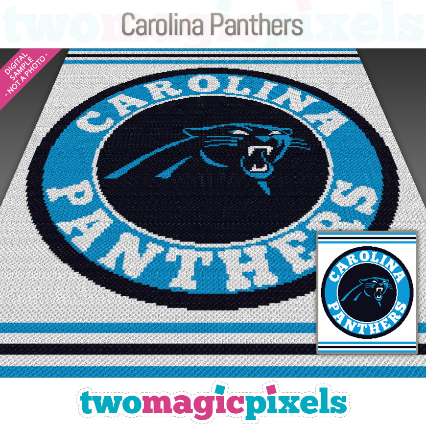 Carolina Panthers by Two Magic Pixels