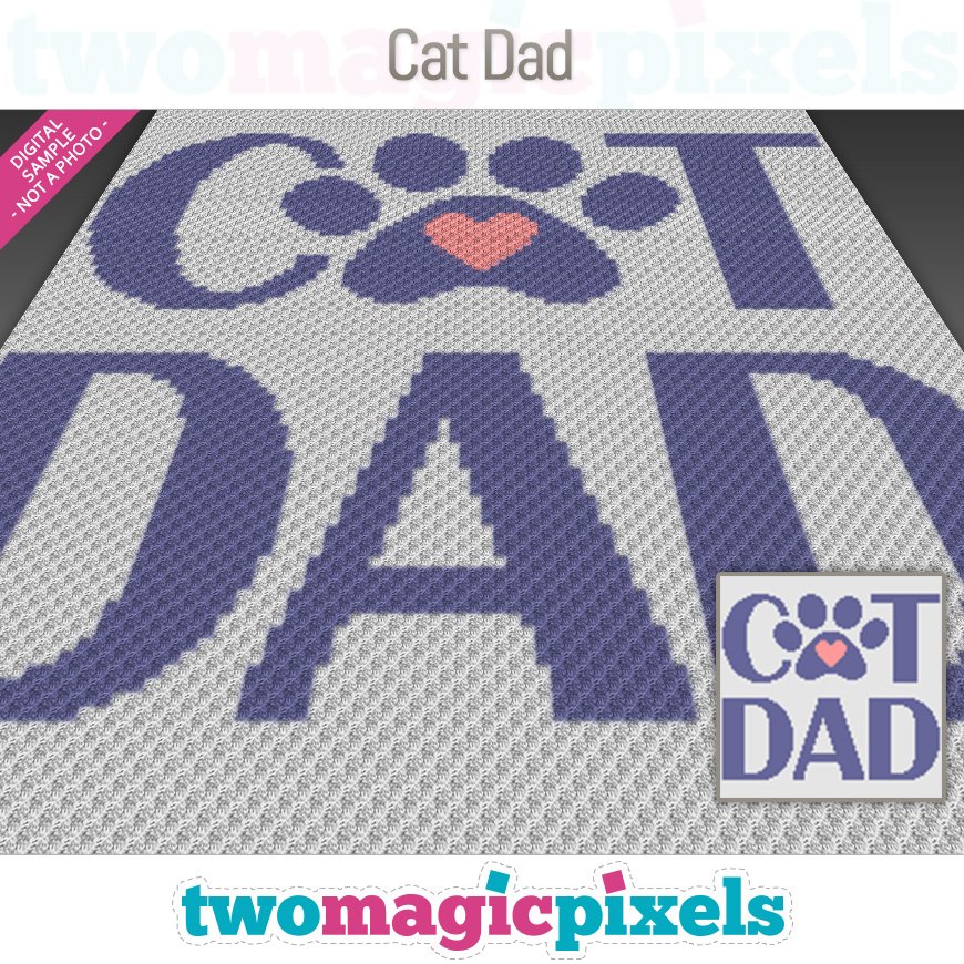 Cat Dad by Two Magic Pixels