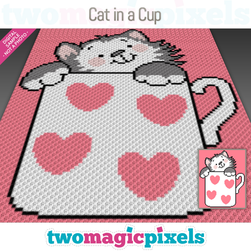 Cat in a Cup by Two Magic Pixels