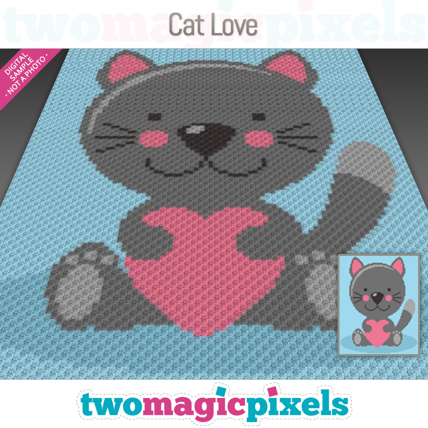 Cat Love by Two Magic Pixels