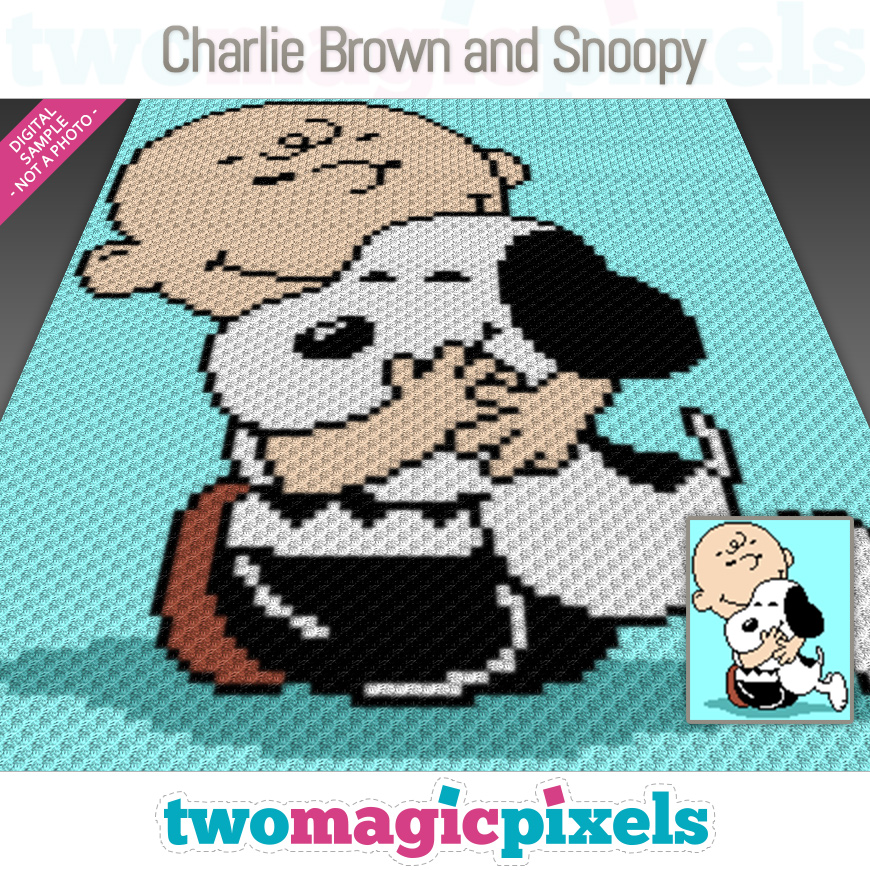 Charlie Brown and Snoopy by Two Magic Pixels