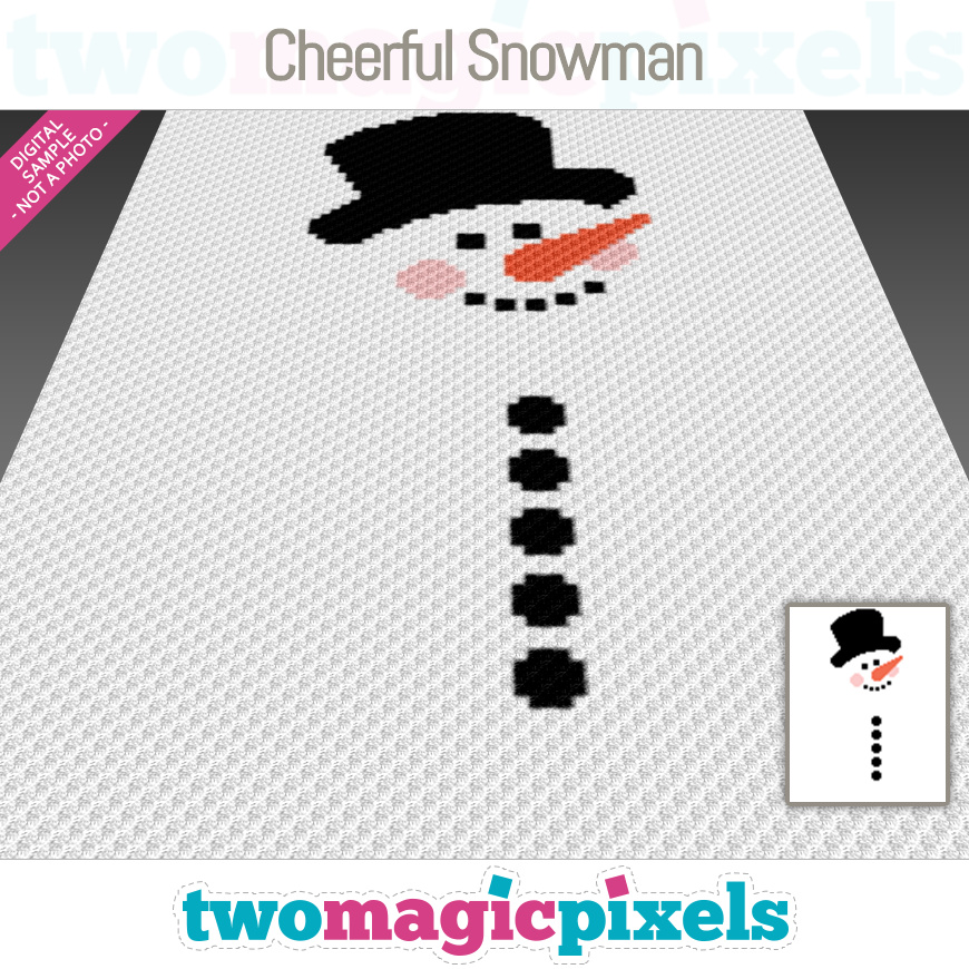 Cheerful Snowman by Two Magic Pixels