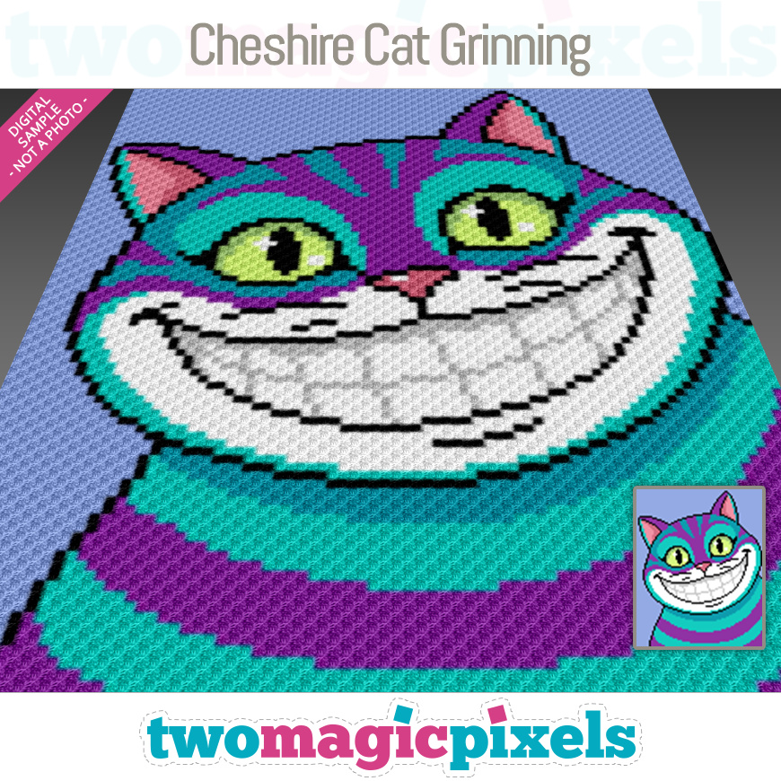Cheshire Cat Grinning by Two Magic Pixels