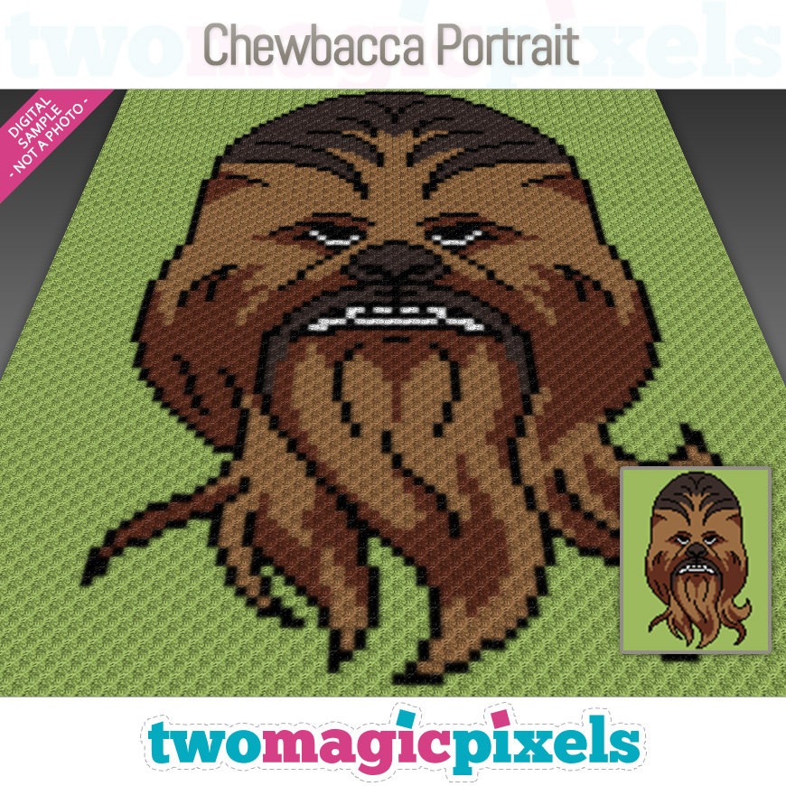 Chewbacca Portrait by Two Magic Pixels
