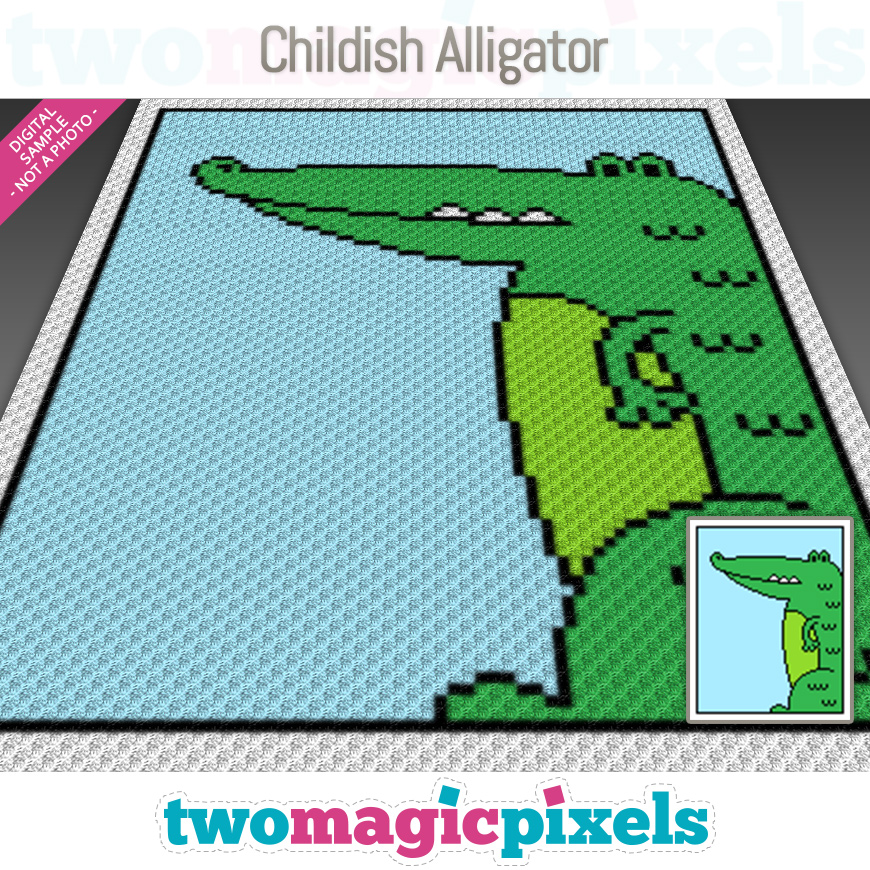 Childish Alligator by Two Magic Pixels