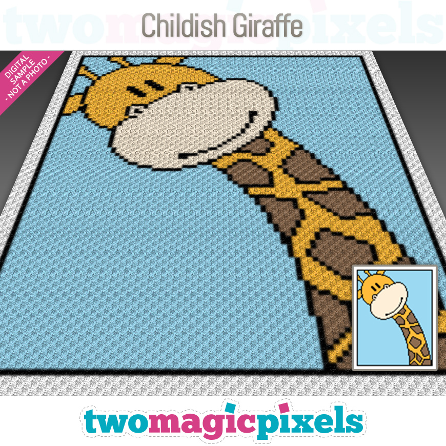 Childish Giraffe by Two Magic Pixels