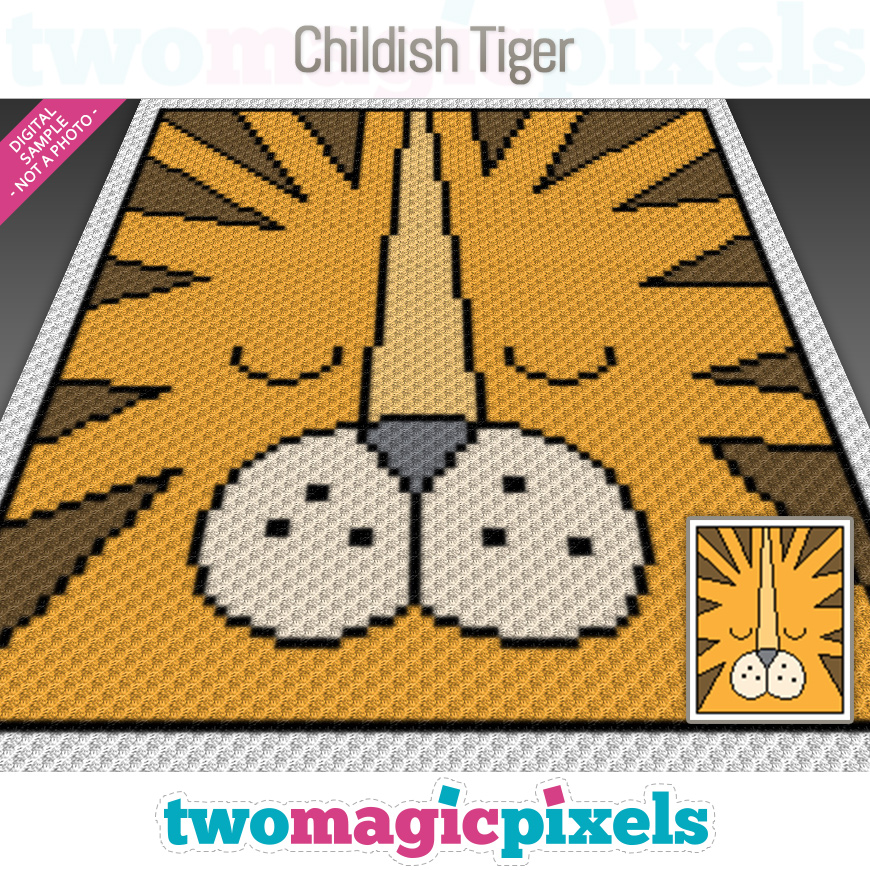 Childish Tiger by Two Magic Pixels