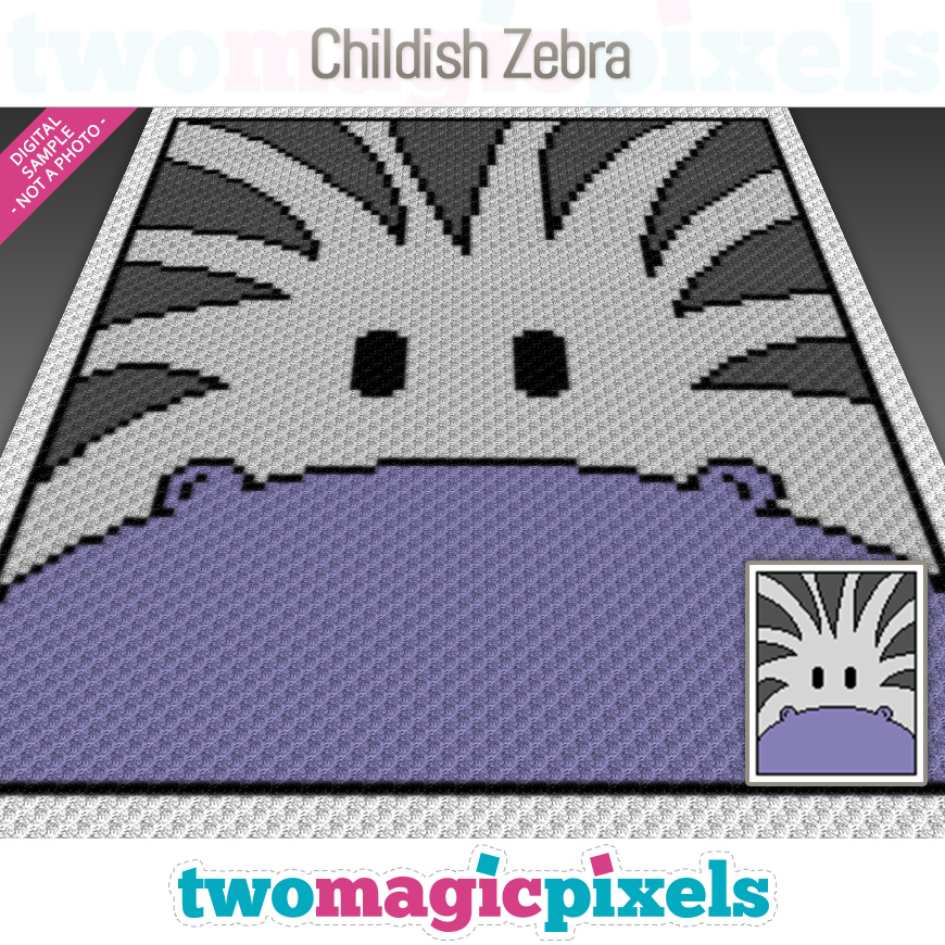 Childish Zebra by Two Magic Pixels