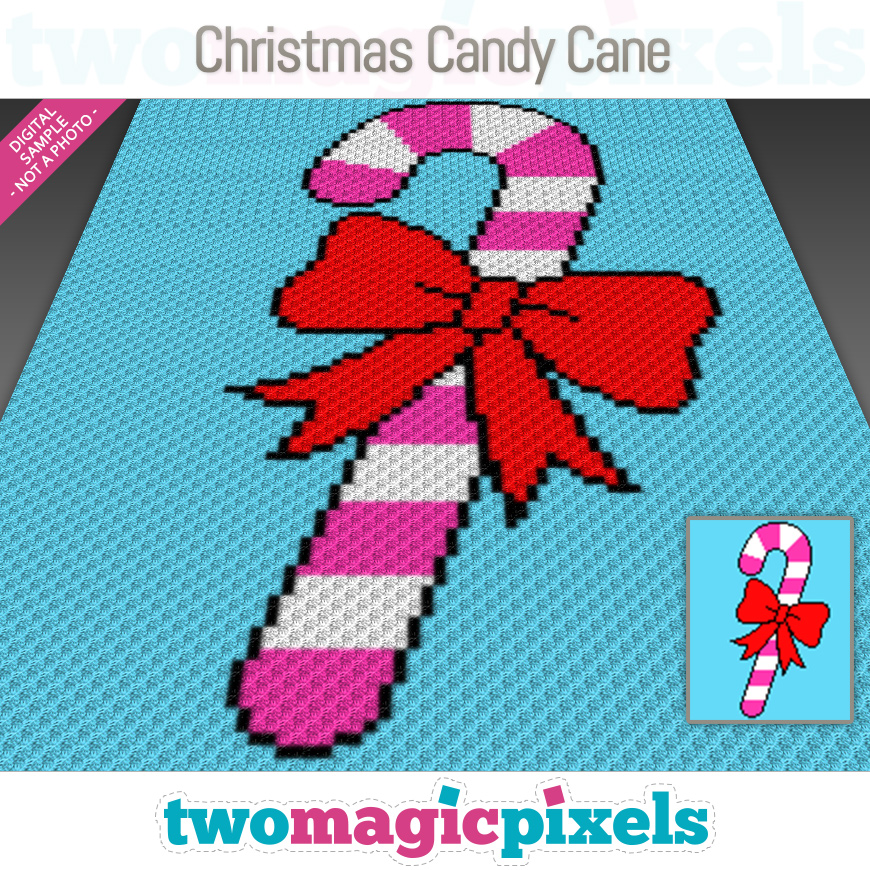 Christmas Candy Cane by Two Magic Pixels