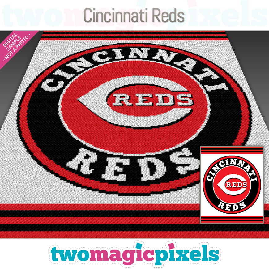 Cincinnati Reds by Two Magic Pixels