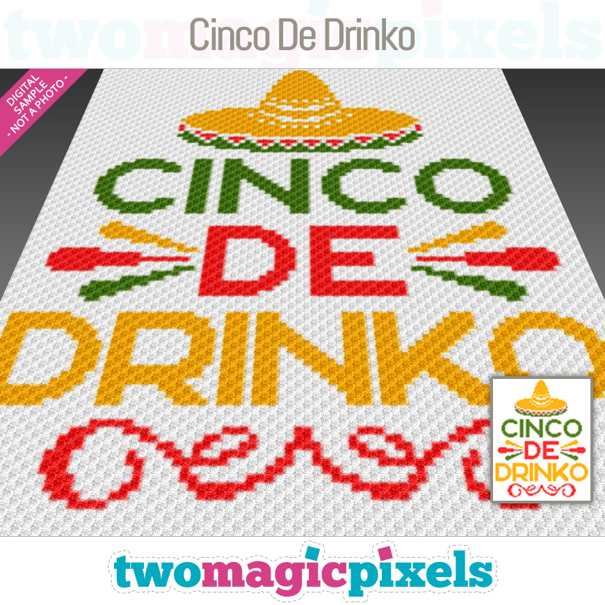 Cinco De Drinko by Two Magic Pixels