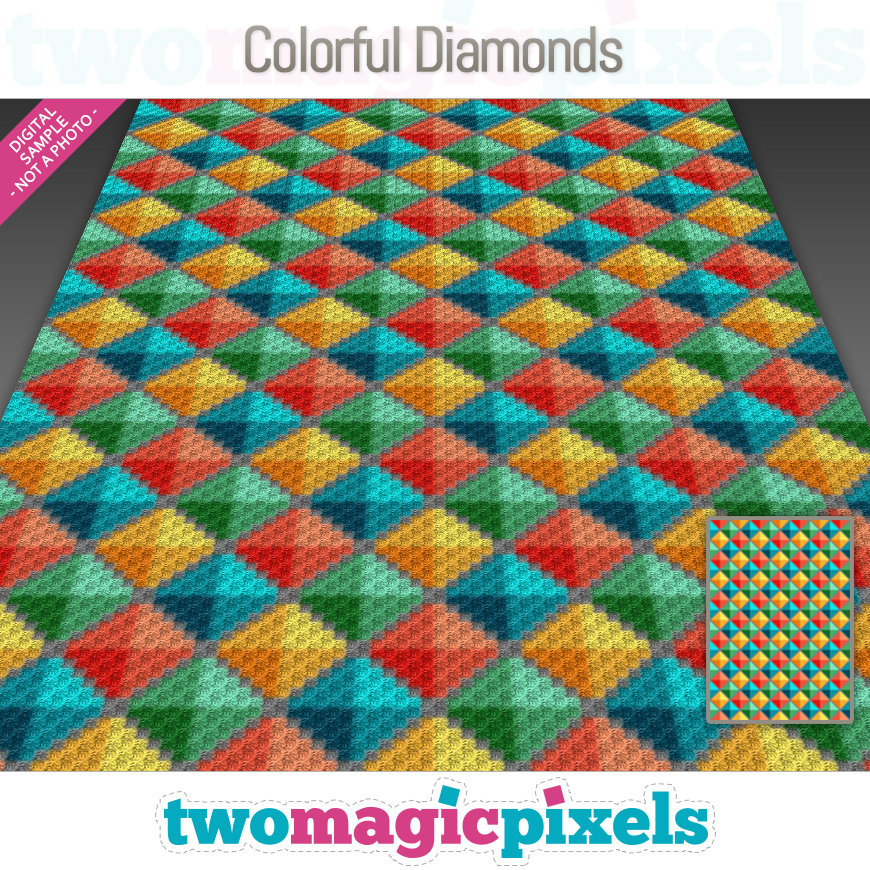 Colorful Diamonds by Two Magic Pixels