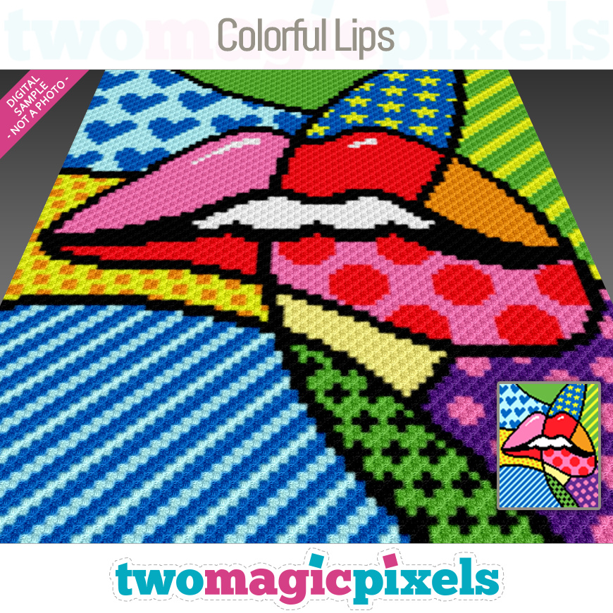 Colorful Lips by Two Magic Pixels