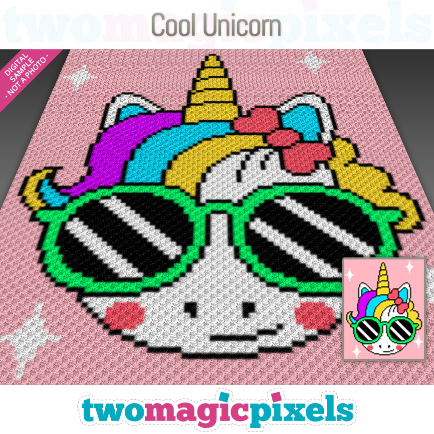 Cool Unicorn by Two Magic Pixels