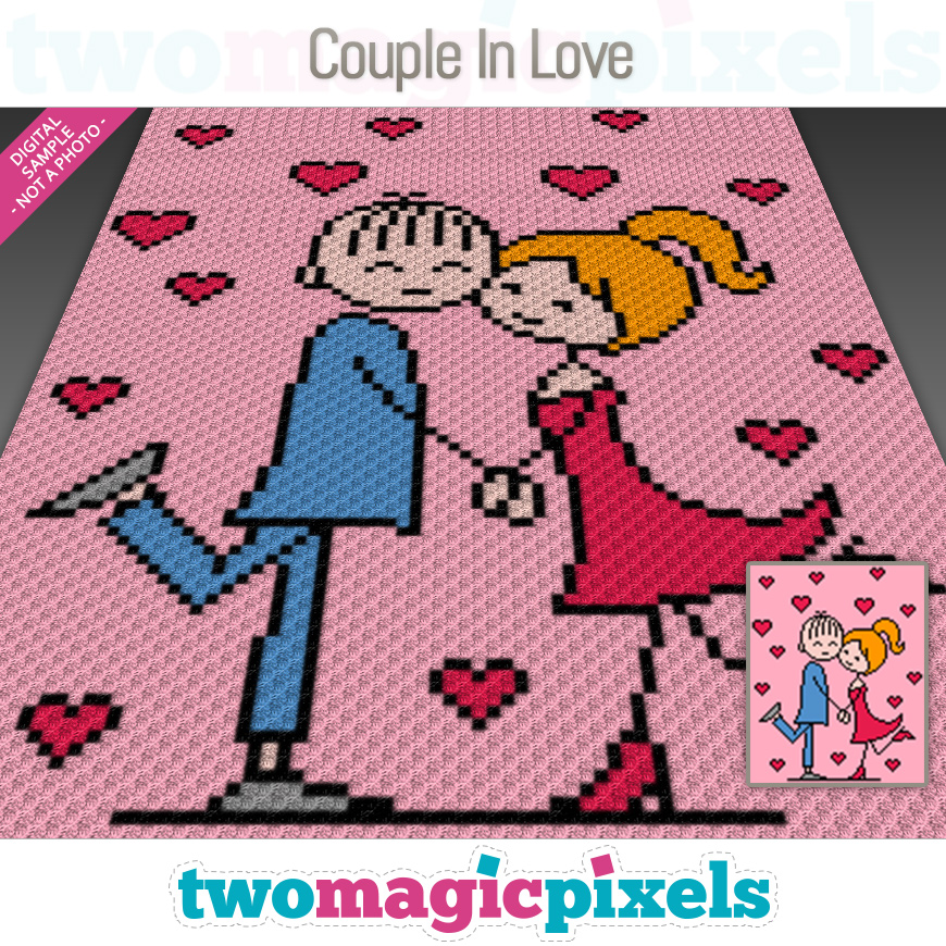Couple in Love by Two Magic Pixels