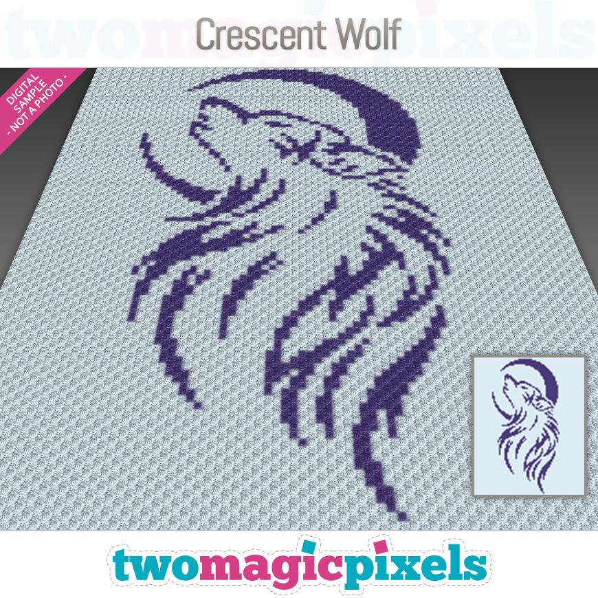 Crescent Wolf by Two Magic Pixels