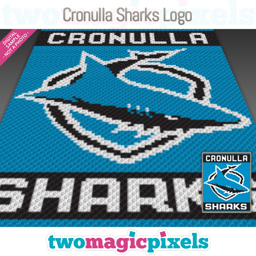 Cronulla Sharks Logo by Two Magic Pixels