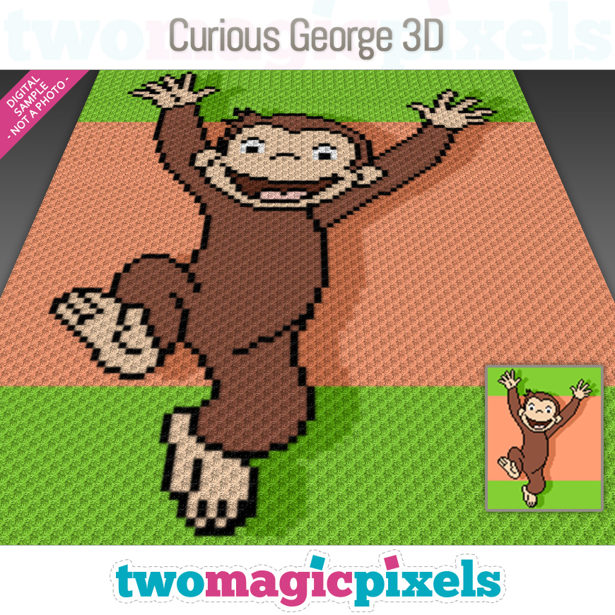 Curious George 3D by Two Magic Pixels