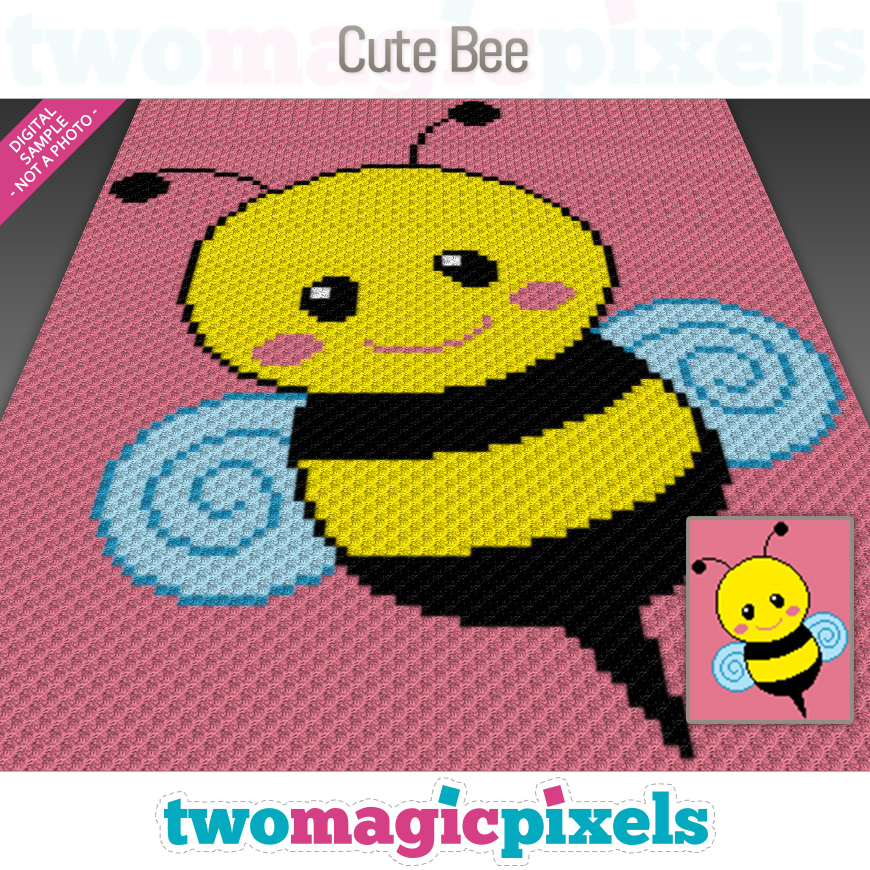 Cute Bee by Two Magic Pixels