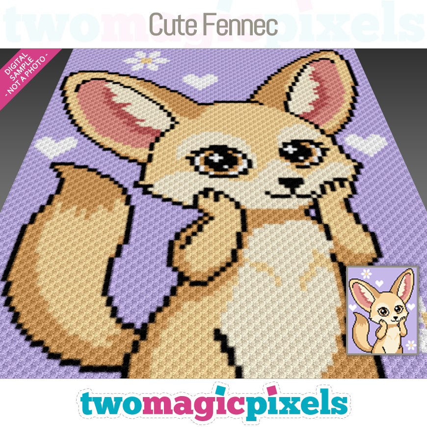 Cute Fennec by Two Magic Pixels