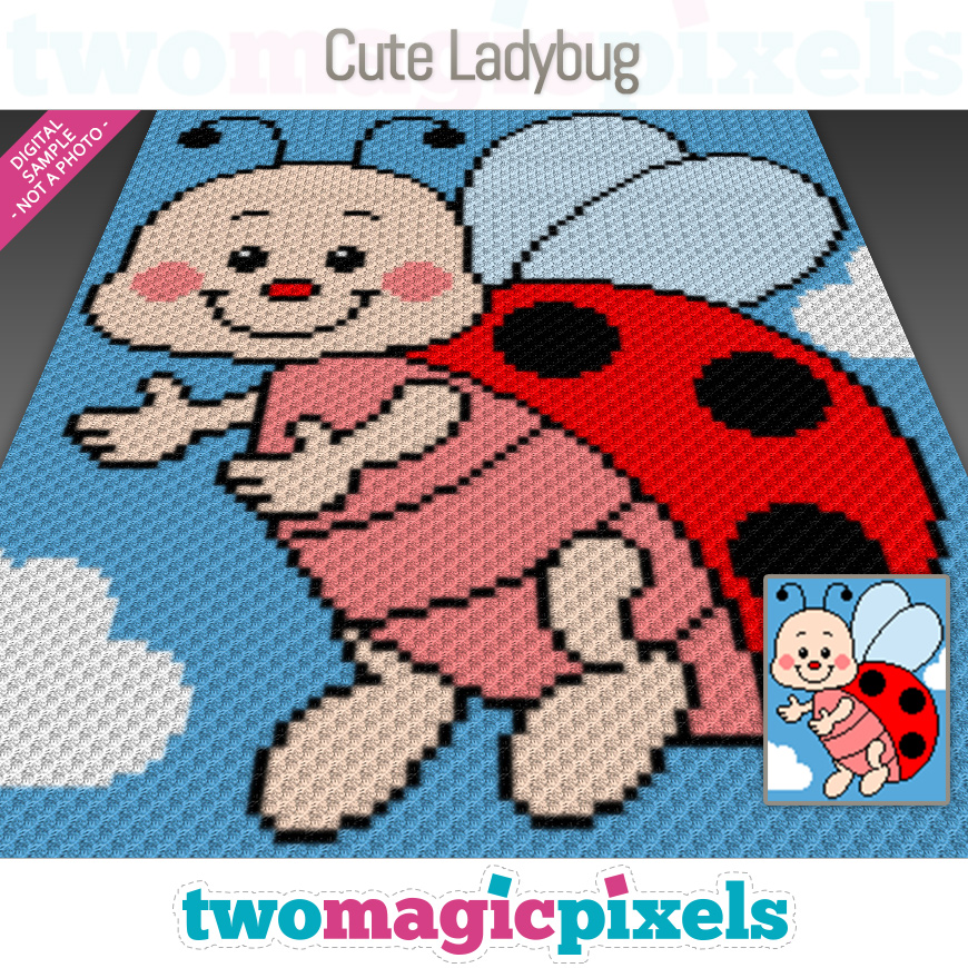 Cute Ladybug by Two Magic Pixels