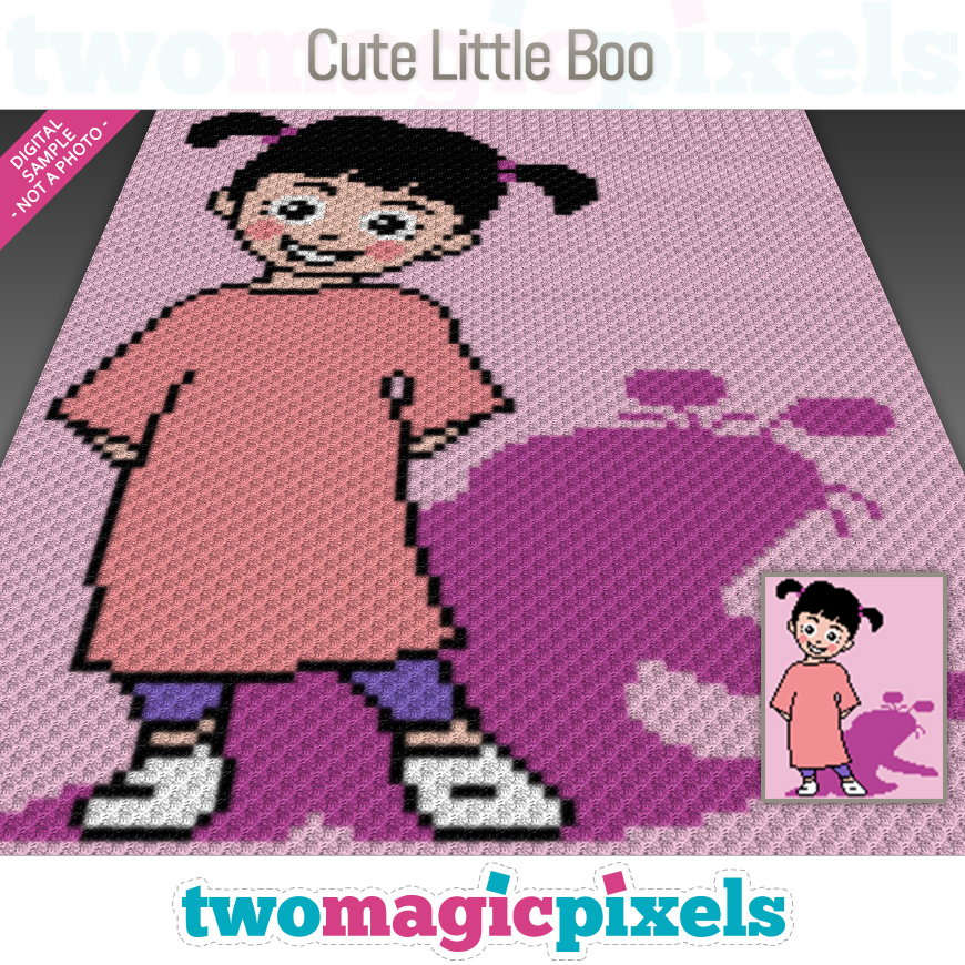 Cute Little Boo by Two Magic Pixels