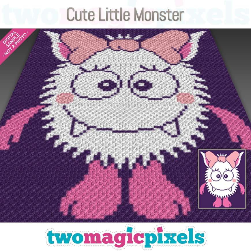 Cute Little Monster by Two Magic Pixels