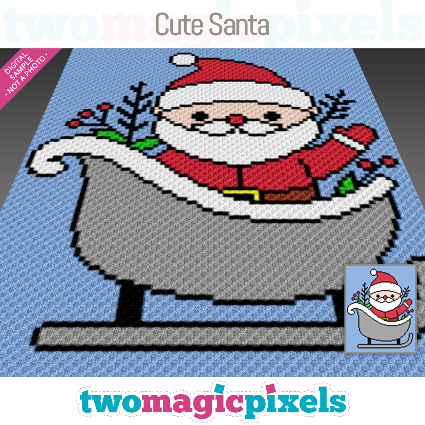 Cute Santa by Two Magic Pixels