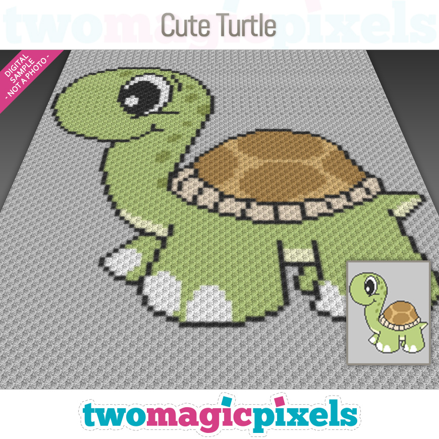 Cute Turtle by Two Magic Pixels