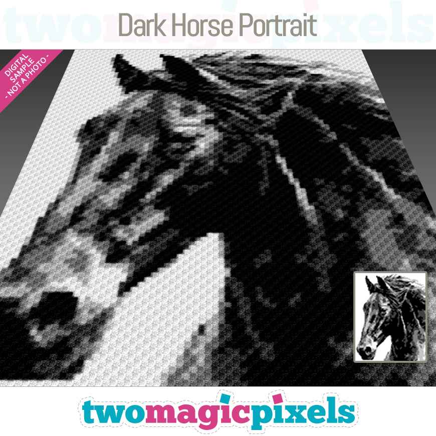 Dark Horse Portrait by Two Magic Pixels Dark Horse Portrait by Two Magic Pixels