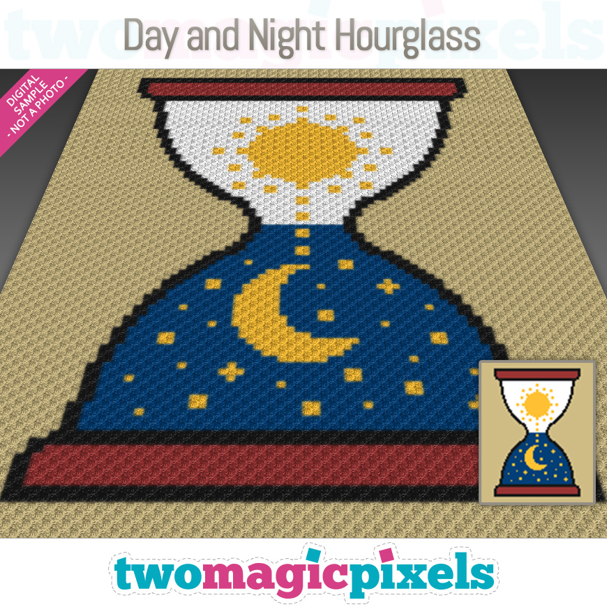 Day and Night Hourglass by Two Magic Pixels