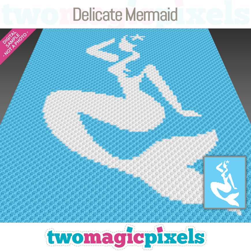 Delicate Mermaid by Two Magic Pixels