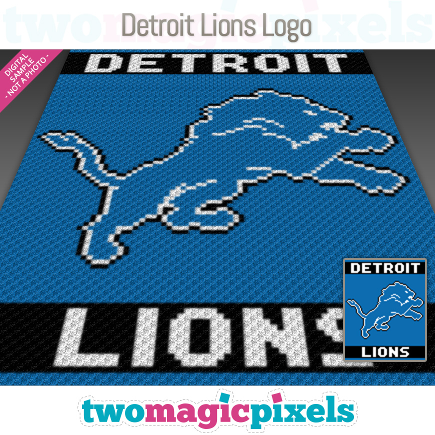 Detroit Lions Logo by Two Magic Pixels