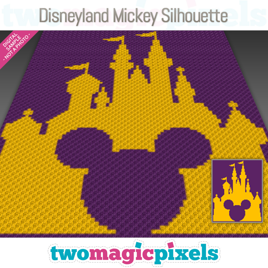 Disneyland Mickey Silhouette by Two Magic Pixels