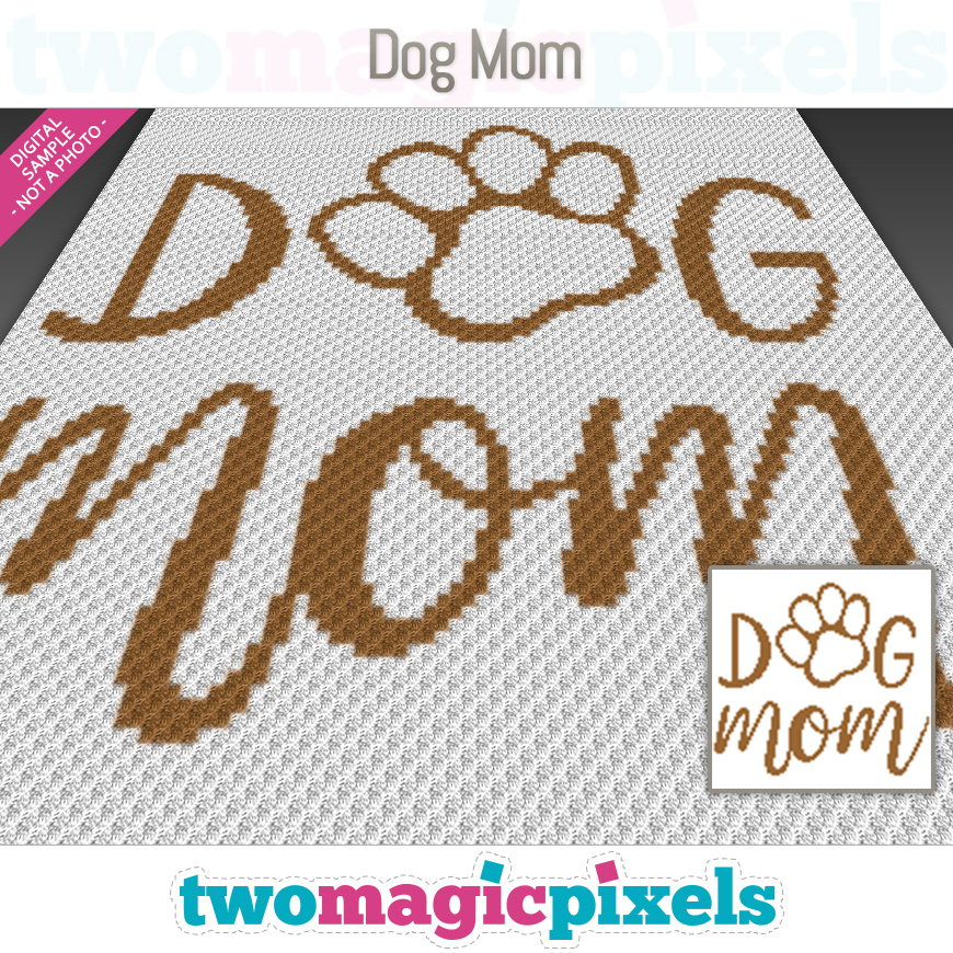 Dog Mom by Two Magic Pixels