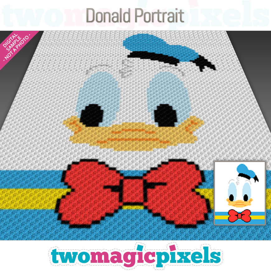 Donald Portrait by Two Magic Pixels