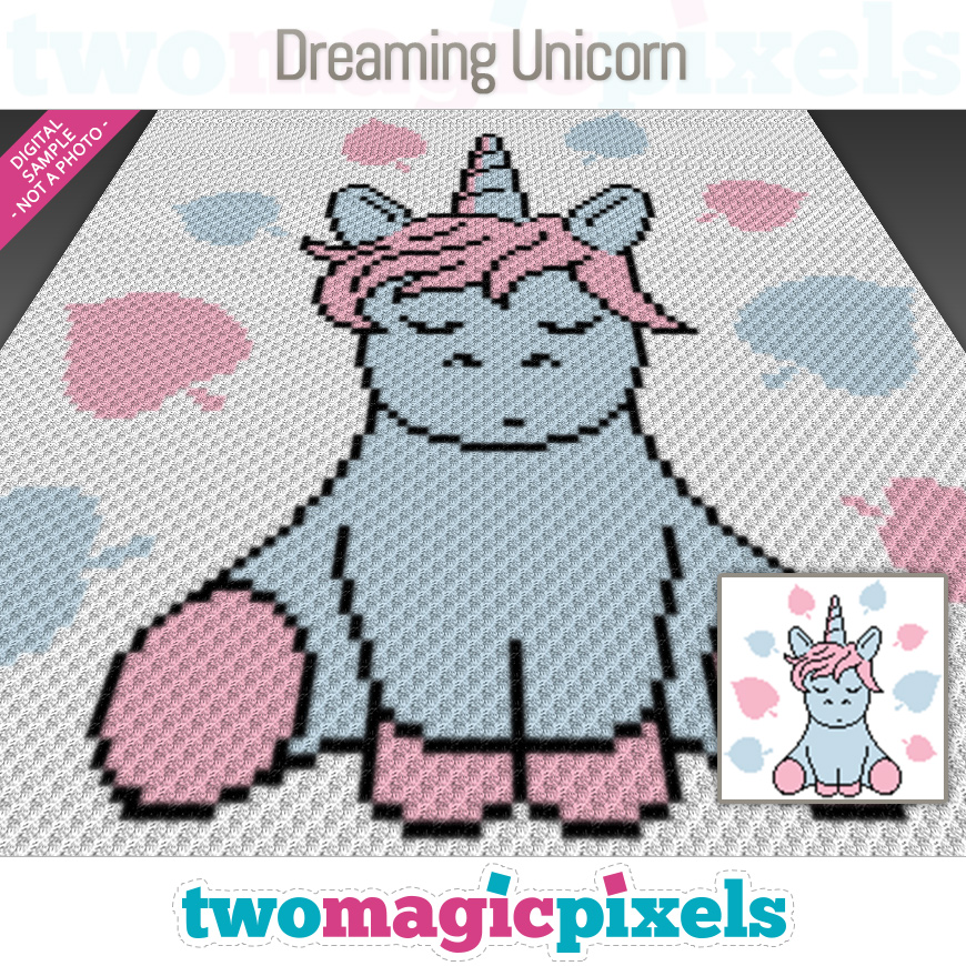 Dreaming Unicorn by Two Magic Pixels