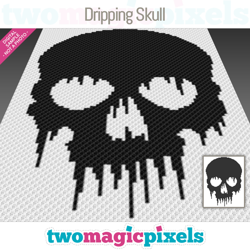Dripping Skull by Two Magic Pixels