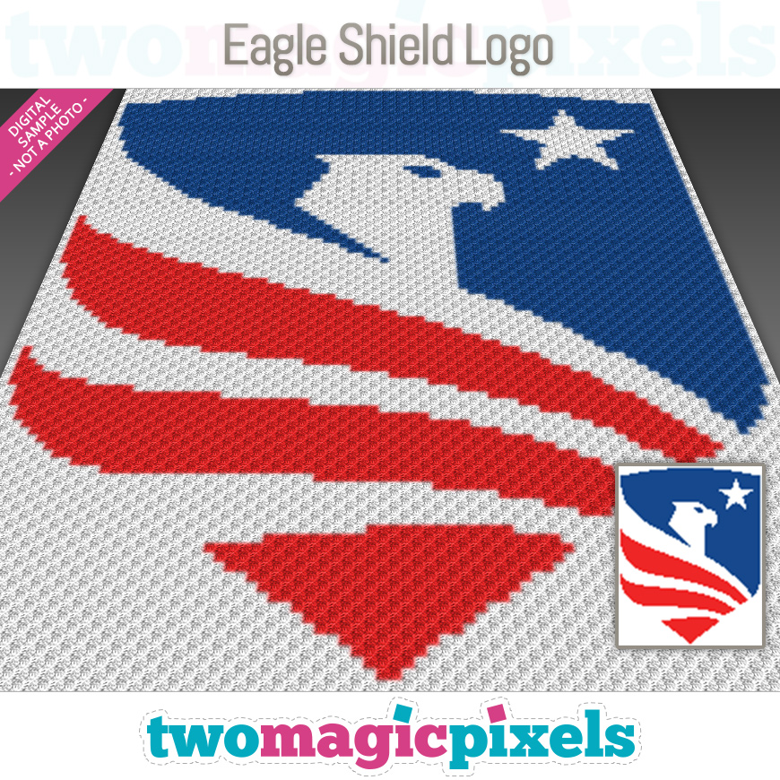 Eagle Shield Logo by Two Magic Pixels