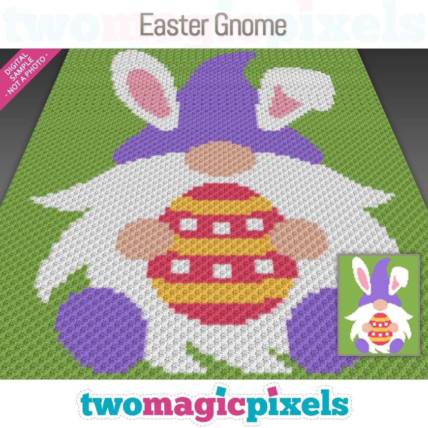 Easter Gnome by Two Magic Pixels