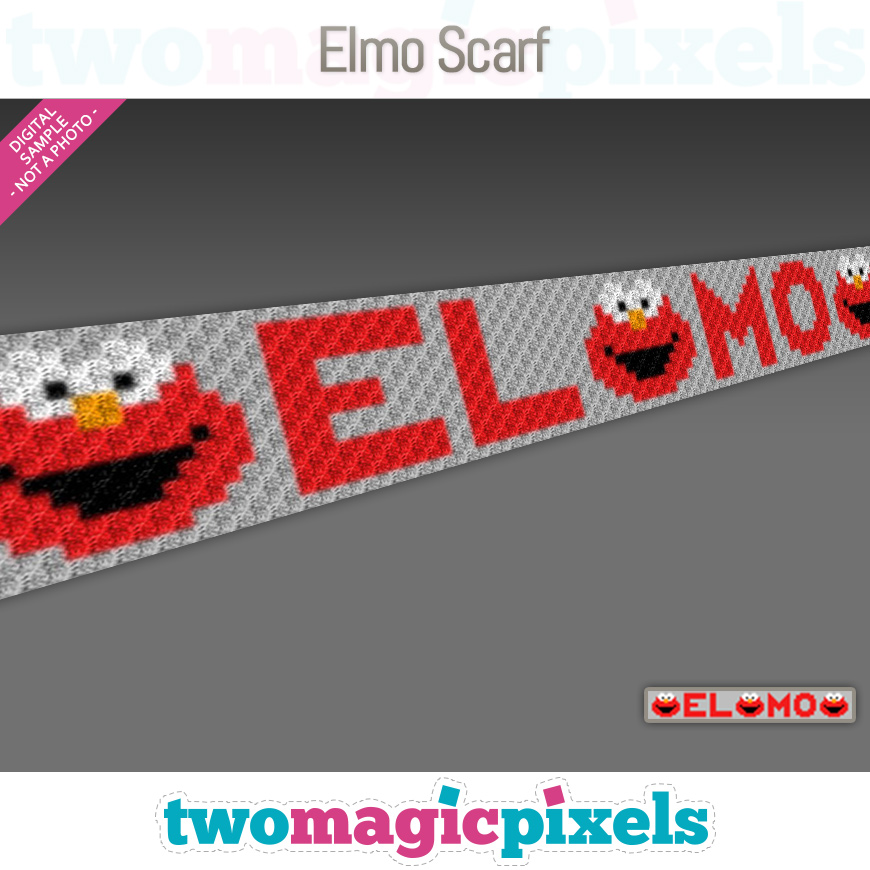 Elmo Scarf by Two Magic Pixels